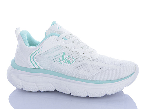 Кроссовки Violeta 24-159 white-green в магазине Фонтан Обуви