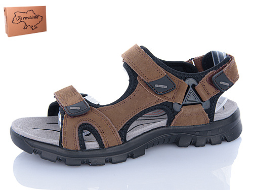 Сандалии Restime NML25041 brown в магазине Фонтан Обуви