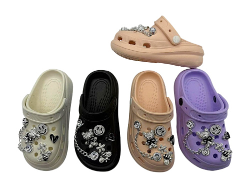 Кроксы Rai Shoes NUO333-3 mix в магазине Фонтан Обуви