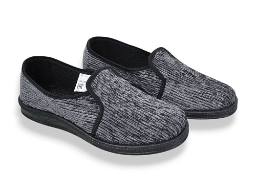 Тапочки Rai Shoes 99210359 сірий в магазине Фонтан Обуви