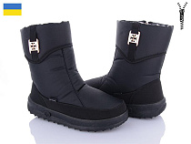 Дутики Favorit 702-2 чорний в магазине Фонтан Обуви