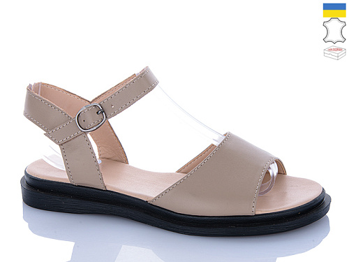 Босоножки Sali 508 капучино к чор-п. в магазине Фонтан Обуви