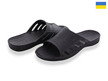 Шлепанцы Успіх L108 чорний в магазине Фонтан Обуви