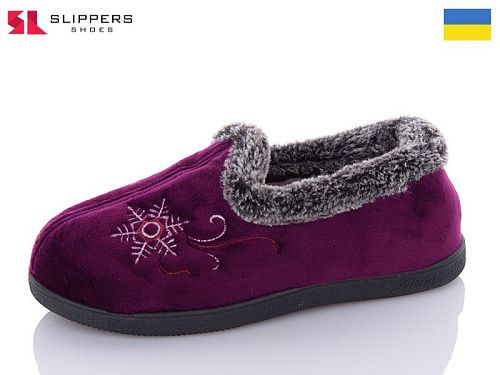 Тапочки Slipers 2202 purple в магазине Фонтан Обуви