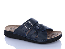 Шлепанцы Oskar 01-18 синій в магазине Фонтан Обуви