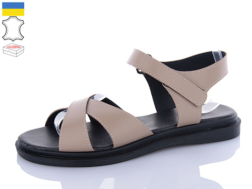 Босоножки Sali 65 капучино чор-п.батал в магазине Фонтан Обуви