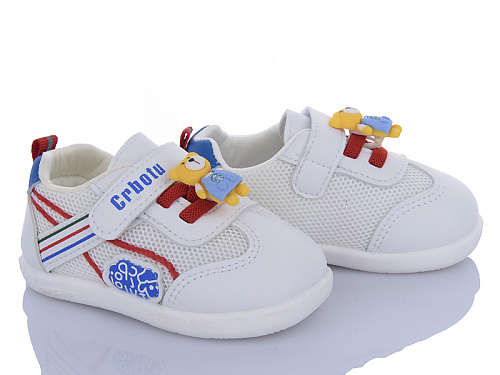 Кроссовки Comfort-Baby 66170 біл-блакит(16-20) в магазине Фонтан Обуви