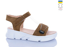 Босоножки Sali 701-25 camel з біл-п. в магазине Фонтан Обуви