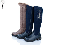 Сапоги Viktoria Ф11-3 mix єврозима в магазине Фонтан Обуви