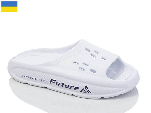 Шлепанцы Malibu 6-72 білий в магазине Фонтан Обуви