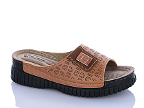 Шлепанцы Sali One 208-86 коричневий в магазине Фонтан Обуви