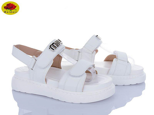 Босоножки Meideli K2205-3 white в магазине Фонтан Обуви