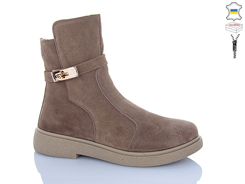 Ботинки Sali 281 капучино з беж-п.зима в магазине Фонтан Обуви