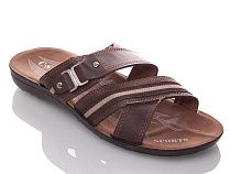 Шлепанцы Malibu MKD3819 brown в магазине Фонтан Обуви