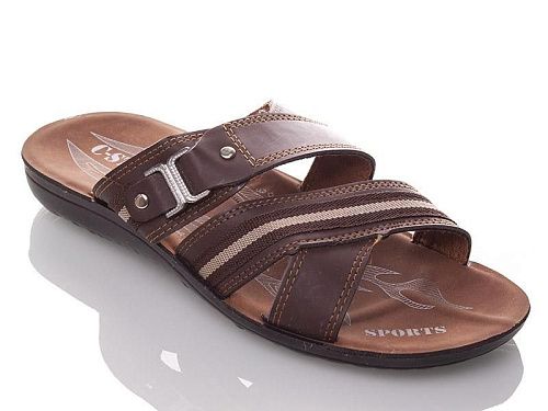 Шлепанцы Malibu MKD3819 brown в магазине Фонтан Обуви