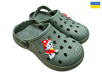 Кроксы Rai Shoes 81-82 хакі в магазине Фонтан Обуви