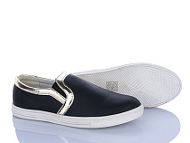 Слипоны Crossopt D393 black в магазине Фонтан Обуви