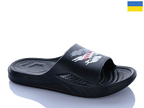 Шлепанцы Dago Олімп П408 чорний в магазине Фонтан Обуви