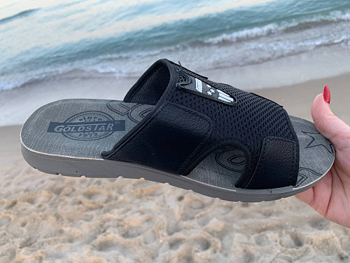 Шлепанцы Gurkem MG6130-1 black в магазине Фонтан Обуви