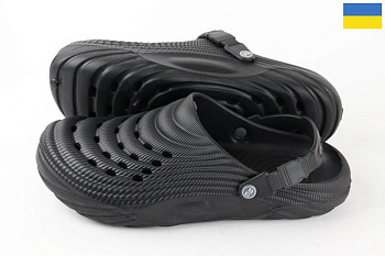 Кроксы Rai Shoes Сабо 14 чорний в магазине Фонтан Обуви