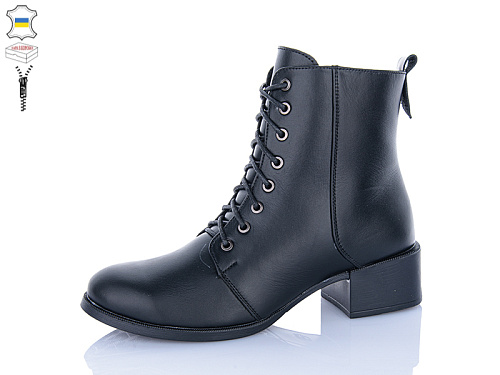 Ботинки Qq Панда 208 чорний в магазине Фонтан Обуви