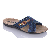 Шлепанцы Gurkem MD2137 синій в магазине Фонтан Обуви