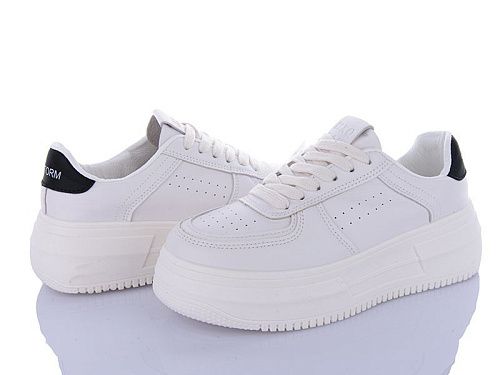 Кроссовки Violeta 149-56 white-black в магазине Фонтан Обуви