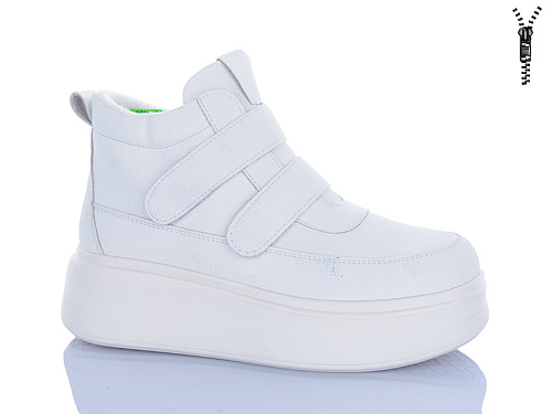 Ботинки Aba Y066 білий шк. в магазине Фонтан Обуви