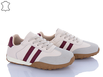 Кроссовки Clibee DB3500-1 beige-red в магазине Фонтан Обуви