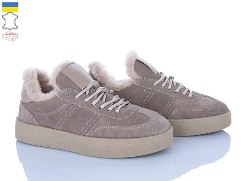 Кроссовки Viscala 21249-3VL-1 бежевий зима в магазине Фонтан Обуви