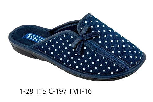 Тапочки женские 1-28 115 С-197 ТМТ-16 в магазине Фонтан Обуви
