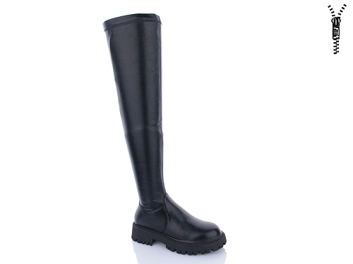 Ботфорты Aba2 M616 єврохутро в магазине Фонтан Обуви