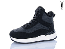 Ботинки Aba 8711 black в магазине Фонтан Обуви