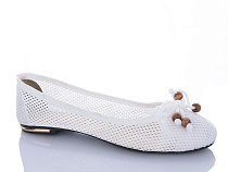 Балетки Lenase ОЗГЕР білий в магазине Фонтан Обуви