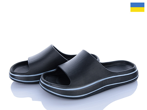 Шлепанцы Dago Прогрес П239 чорний в магазине Фонтан Обуви