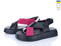 Босоножки Viscala 23211 шк.чор-велюр в магазине Фонтан Обуви