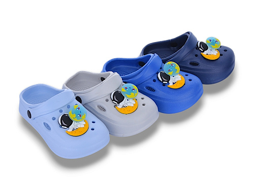 Кроксы Babyshop 1824-3 mix в магазине Фонтан Обуви