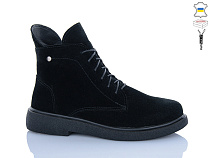 Ботинки Sali 25 чорний з чор-п.зима в магазине Фонтан Обуви