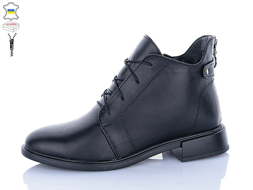 Ботинки Qq Панда 907 чорний в магазине Фонтан Обуви