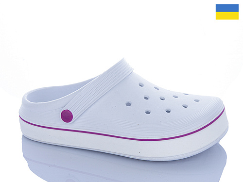 Кроксы Progress 02 білий в магазине Фонтан Обуви