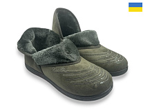 Тапочки Rai Shoes T03 хакі в магазине Фонтан Обуви