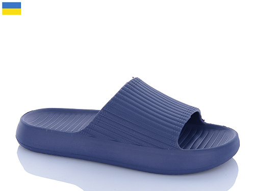 Шлепанцы Dago Крок Ж107 темно-синій в магазине Фонтан Обуви