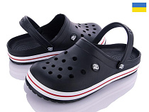 Кроксы Roks 224 черный в магазине Фонтан Обуви