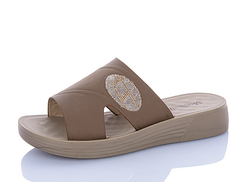 Шлепанцы Mainelin 2598 brown в магазине Фонтан Обуви