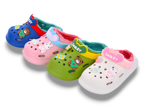 Кроксы M&L Alex13 2068-14B mix в магазине Фонтан Обуви