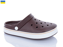 Кроксы Dago Верта Ж4001 шоколад в магазине Фонтан Обуви