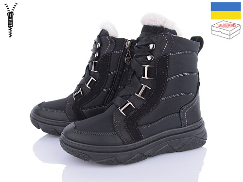 Ботинки Roks Dago 1704 чорний в магазине Фонтан Обуви