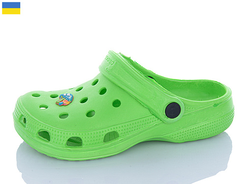 Кроксы Inblu 017 салатовий в магазине Фонтан Обуви