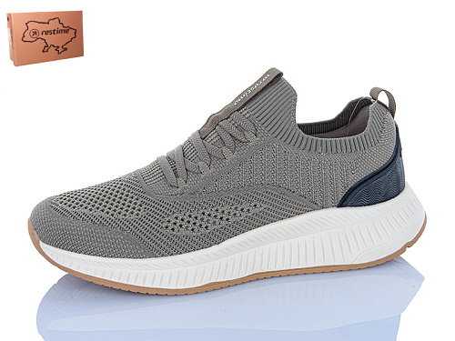Кроссовки Restime OML26754 khaki в магазине Фонтан Обуви