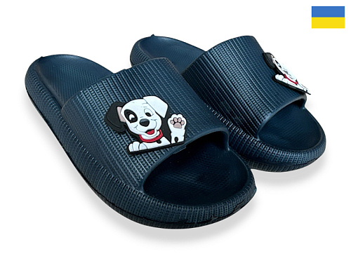 Шлепанцы Rai Shoes 022 синій в магазине Фонтан Обуви